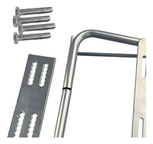 Ratería Trasera De Bicicleta Eléctrica Rack De Plata