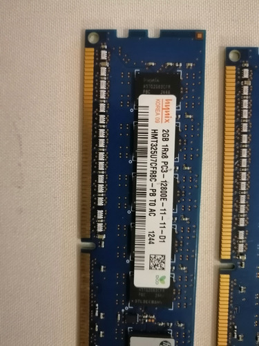 Memoria Ram Hp Proliant Ddr3 2gb 1rx8  Pc3-12800e