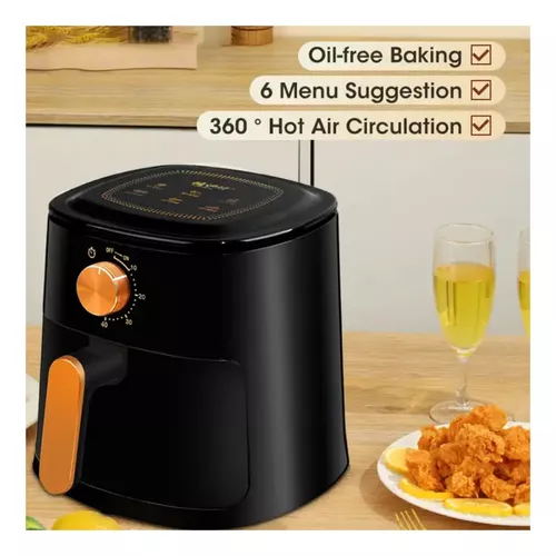 Freidora De Aire Sin Aceite Digital Air Fryer Horno 3 Litros