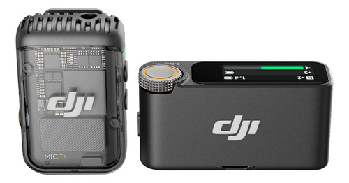 Microfono Digital Dji Mic 2 (1 Tx + 1 Rx) 2.4 Ghz Black