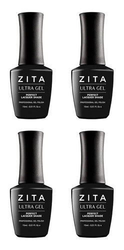 Kit X 4 Esmaltes Semipermanente Gel Uv/led Zita On Off Color A Eleccion