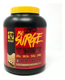 Proteina Mutant Iso-surge 5 Lbs 70 Servicios Sabor Vainilla