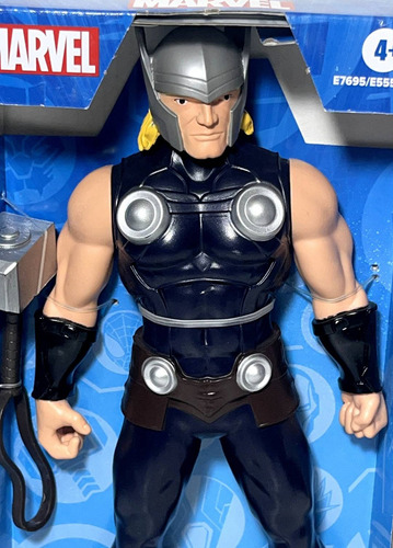 Boneco Colecionável Herói Menino Thor - Personagem Os Vingadores Avengers - Coleção Heróis Marvel - Hasbro Brinquedos