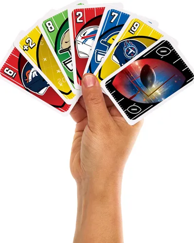 Juego De Cartas Uno Nfl Con Logotipos Ideal Para Niños Y A