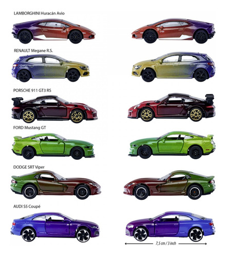 Autos De Juguete Coleccion Majorette Cambian Color Con Agua