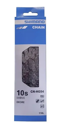 Shimano Catena CN-HG54 10-velocità 116 anelli Catena 10 velocità Shimano Catena CN-HG54 10-velocità 116 anelli Catena 10 velocità