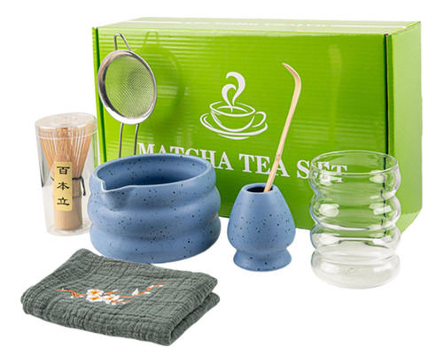 Set De Matcha, Fabricación De Té Japonesa, De Té Azul