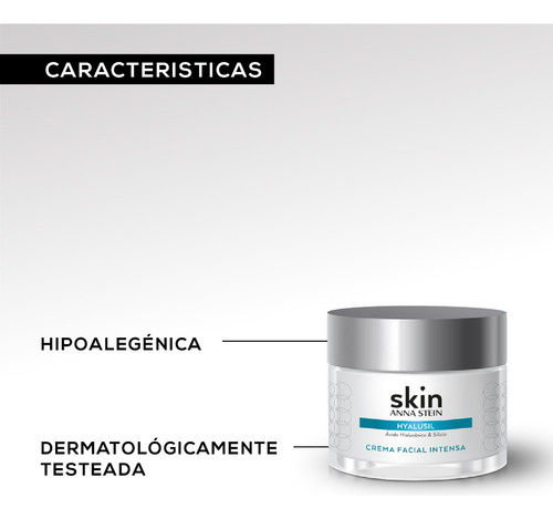 Imagen 3 de 5 de Crema Anti-arrugas Skin Hyalusil Filler Intensa X Anna Ste