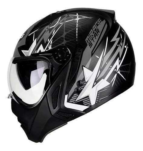 Capacete Peels Mirage Star Preto-fosco Grafite Novo