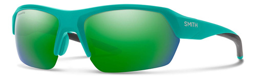 Smith Tempo Gafas De Sol, Matte Jade Chromapop Green Mirror 