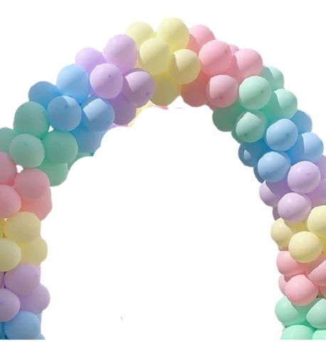 Imagen 2 de 10 de Cinta De Acetato Arco Organico Decoracion 5mt + 100 Globos