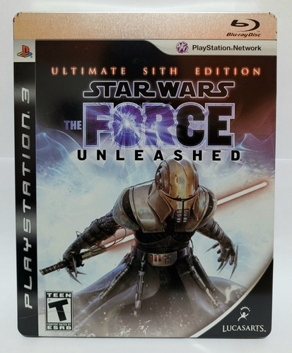 Steelbook Star Wars Force Unleashed, Jogo Original Para Ps3 