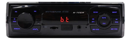 Som automotivo H-Tech HT-1019 com USB, bluetooth e leitor de cartão SD