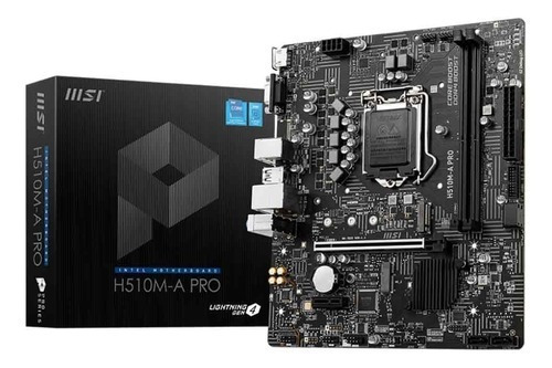 Motherboard Placa Msi H510m A-pro Intel -10th Y 11va Gen