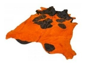 Imagen 5 de 6 de Alfombra Cuero De Vaca Teñido Con Pelo. Tamaño X X L