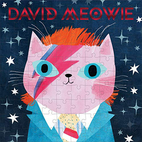 Rompecabezas De 100 Piezas De David Meowie Music Cats