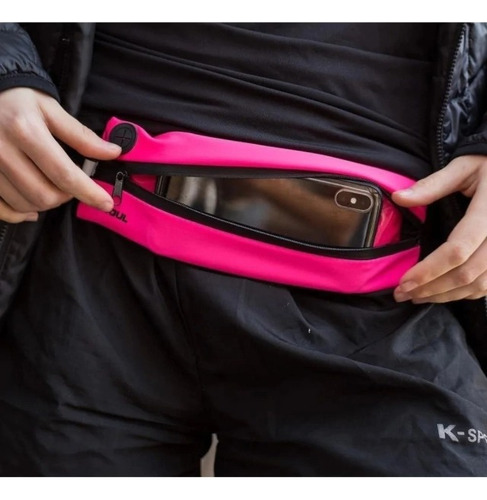 Riñonera Running Deportiva Expandible Porta Celular Llaves
