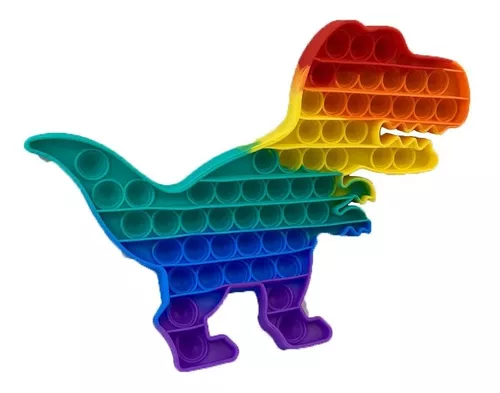 Dinossauro Rex Brinquedo Pelucia Atacado Jogo Pop It A