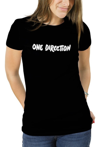 Polera Negra Mujer - One Direction