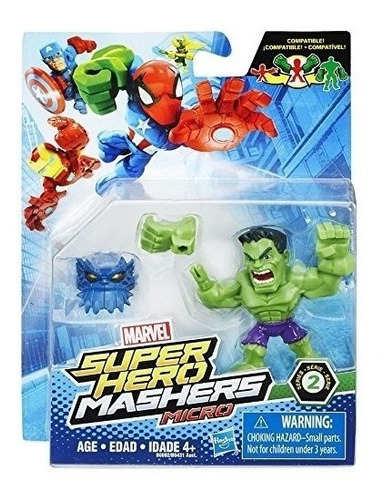 Marvel Super Hero Mashers Micro Serie 2 Hulk 2  Figura De Ac