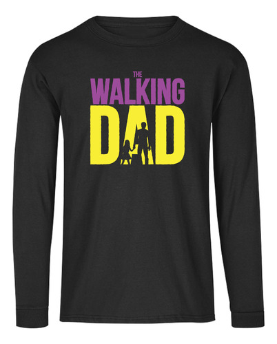 Playera Manga Larga - Papá E Hija - The Walking Dead