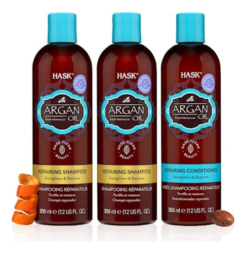 Hask Argan Oil 2 Shampoo + Acondicionador 355ml