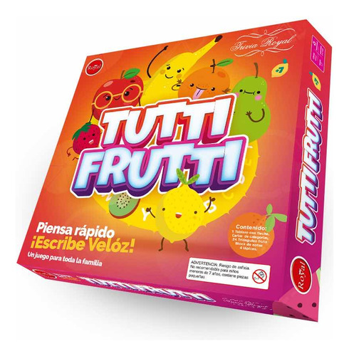 Juego Tutti Frutti Trivial En Caja Royal Original De Mesa