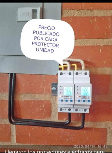 Protector Integral Voltaje Casa  Local 2 Fases 80a 220voltio