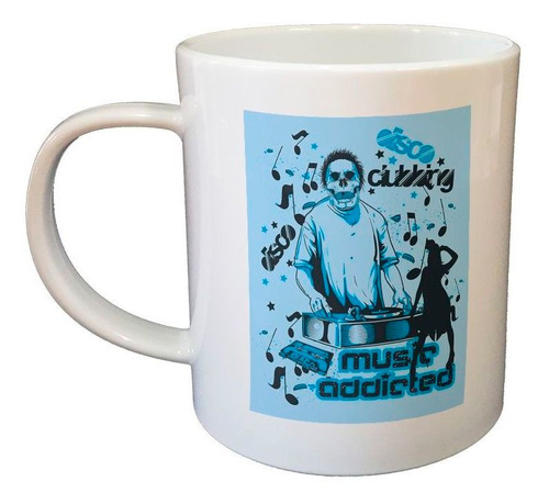 Taza De Plastico Disco Clubbing Music Addicted