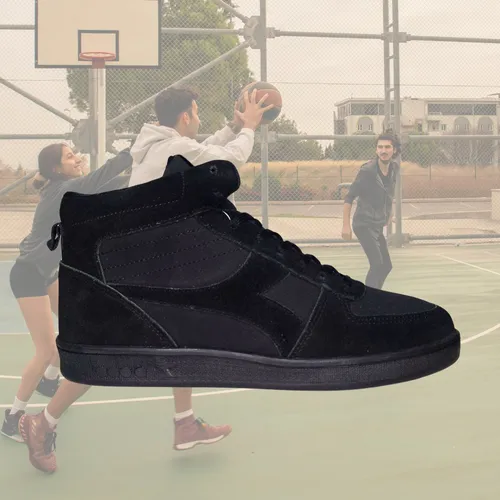 Tenis Masculino Diadora Hi Playmaker Cano Alto Retr Confort