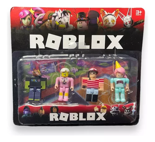 Kit 4 Bonecos Roblox Cartelado Presente Para Criança