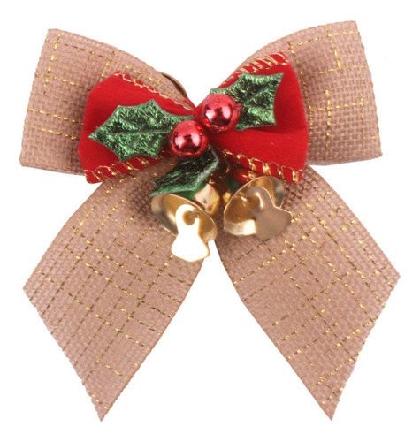Lazo De Navidad Con Lazo De Hierro Y Campanas De Hierro, 15