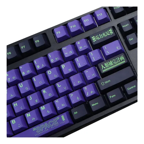 Molgria Keycaps Roxo E Preto 128 Definir Unidade-01 Caps O