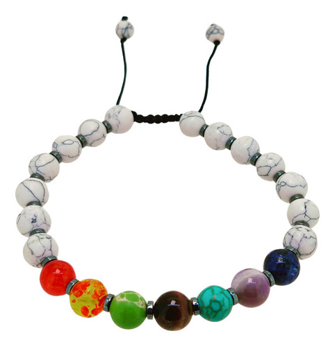 Pulseras Tejidas 7 Chakras Pulseras De Proteccion Ojo De Tig