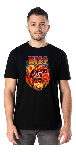 Remeras Hombre Kiss Rock |de Hoy No Pasa| 4