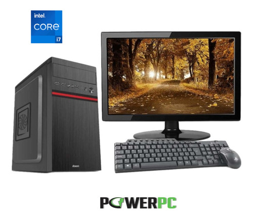 Pc Completa Core I7 Ssd 480 Ram 8gb + Wifi + Monit 19 Outlet