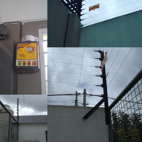 Cerco Eléctrico De 6 Hilos Para 14 Metros En L