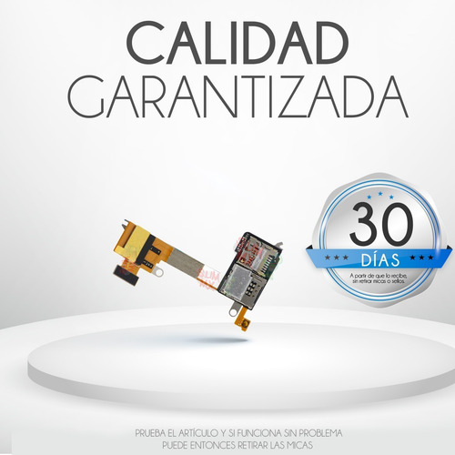 Flex Lector Sim Micro Sd Sony Xperia M2 D2303 D2305 D2306