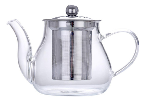 Tetera De Vidrio Transparente, Té De Kung Fu Soplado 400ml