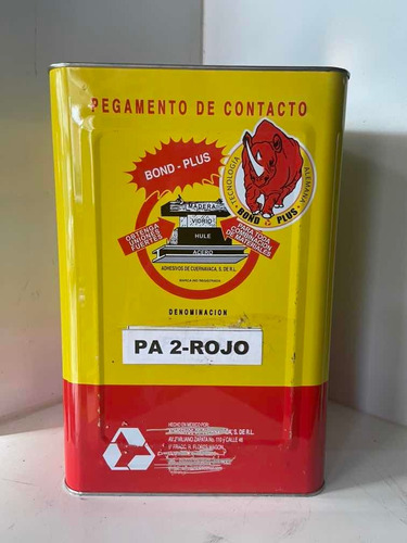 Pegamento De Contacto Lata De 17 Ltrs Color RojoPa-2 Rojo