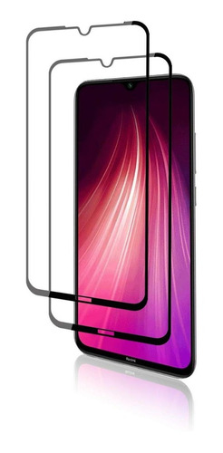 Vidrio Templado 9d Full Cover Para Xiaomi Redmi Note 8