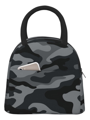 Bolsa De Almuerzo Estampado De Camuflaje - Bolsa De Alm...