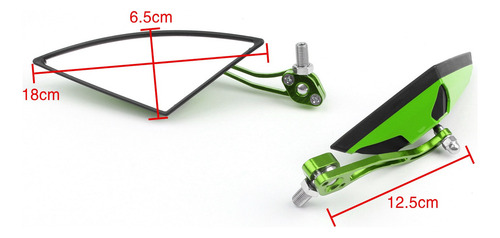 Verde Universal Espejo Retrovisor Lateral Para Scooter