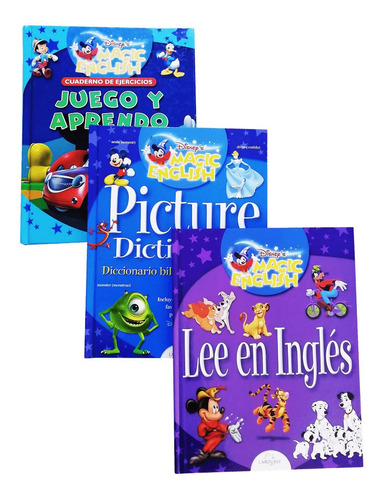 Aprendiendo Ingles Con Disney Mágico 3 Tomos