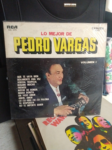 Disco De Vinilo, Pedro Vargas,lo Mejor