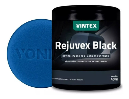 Rejuvex Black Revitalizador De Plástico Externos 400g Vonixx