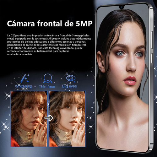 Celular Android C20 Pro De 6.51 Pulgadas Ram2gb Y Rom16gb Blanco