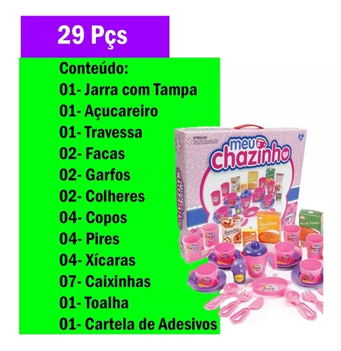 Kit Cozinha Infantil Jogo De Chá - Meu Chazinho Big Star