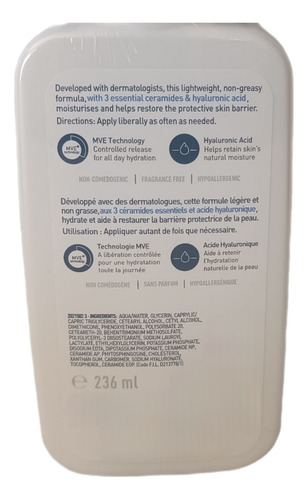 Cerave Loción Hidratante Para Piel Seca A Muy Seca 236ml