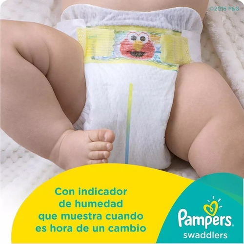 4 Paquete Pañales Pampers Premium Care 144 Unidades Talla P